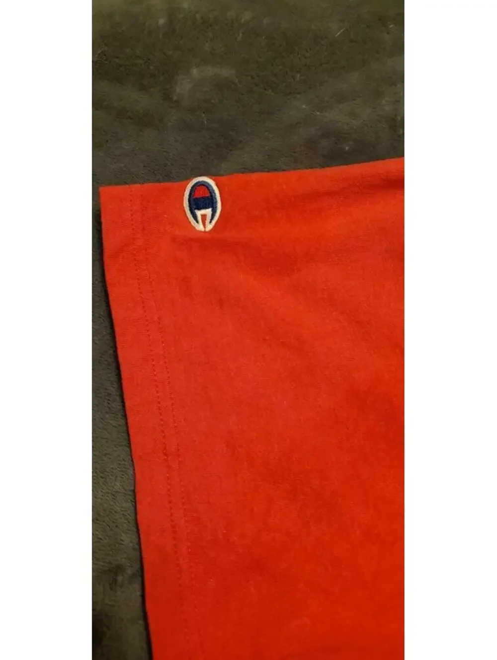 MENS CHAMPION T SHIRT - RED - Picture 4 of 4